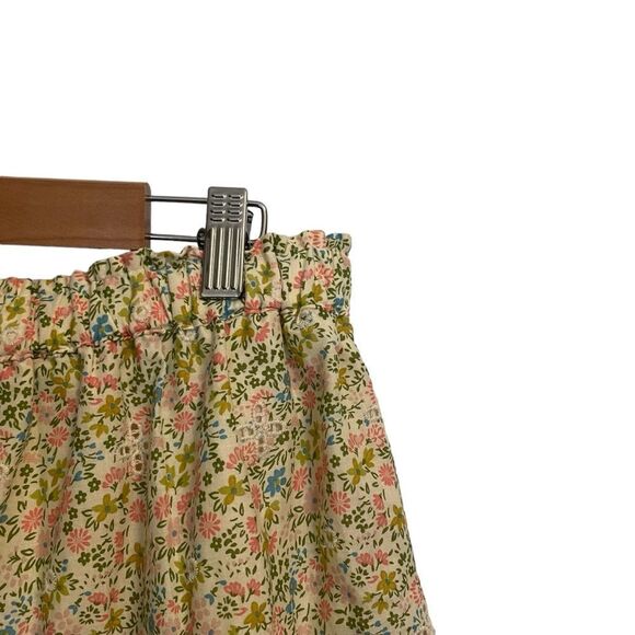 Jennifer & Grace Teacup Cotton Floral Mini Skirt Size Small NWT - Picture 2 of 8